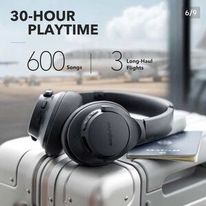 Anker Q20 Sound Cancelling Headphones. Wireless. Barely used.